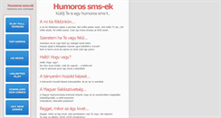 Desktop Screenshot of humoros.sms-ek.org
