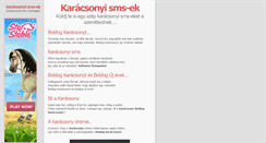 Desktop Screenshot of karacsonyi.sms-ek.org