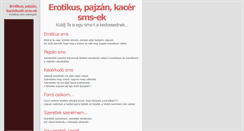 Desktop Screenshot of erotikus-pajzan-kacerkodo.sms-ek.org